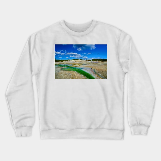 Geothermal Basin Crewneck Sweatshirt by BrianPShaw